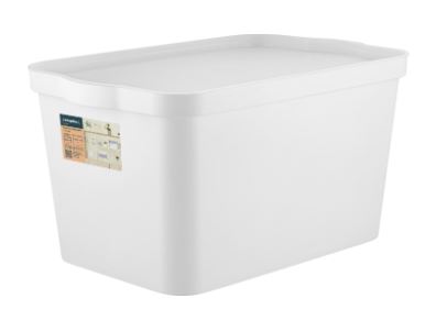 Ящик для хранения Keeplex Trendy 24 л 45,2х29,8х24,4 см белый                           